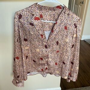 Colorful Patterned Button Up Shirt